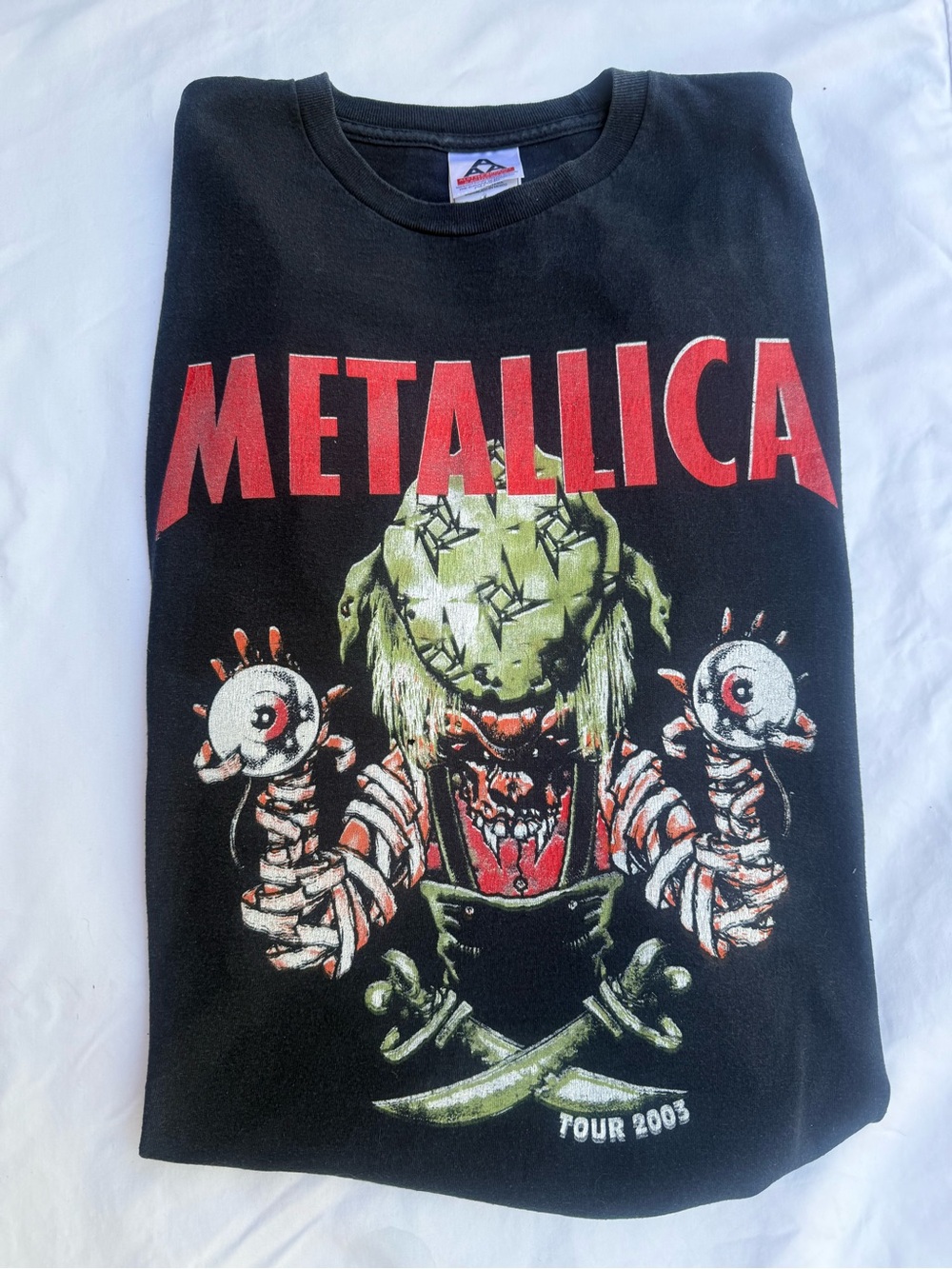 Matallica 2003 Summer Sanitarium concert shirt